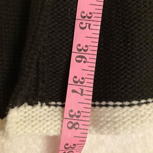 Kate Spade Black Jersey Knit Scarf - Picture 8 of 10